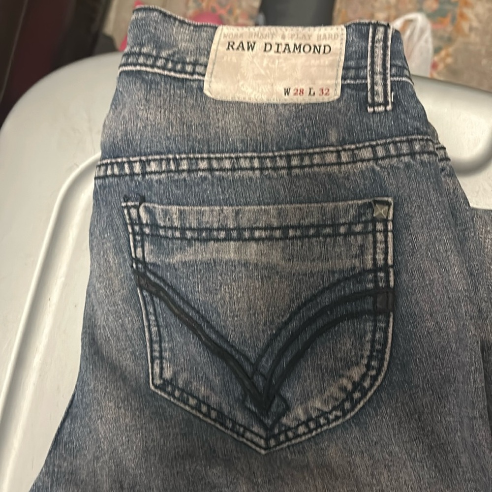 RD Raw Diamond 28x32 Distressed And Ripped Jeans